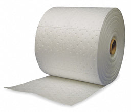 Absorbent Roll Oil-Based Liquids White