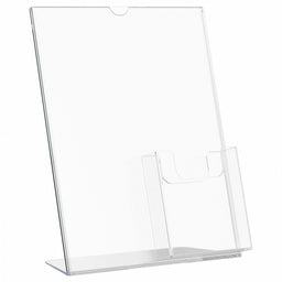 Sign and Literature Holder 11 H Clear