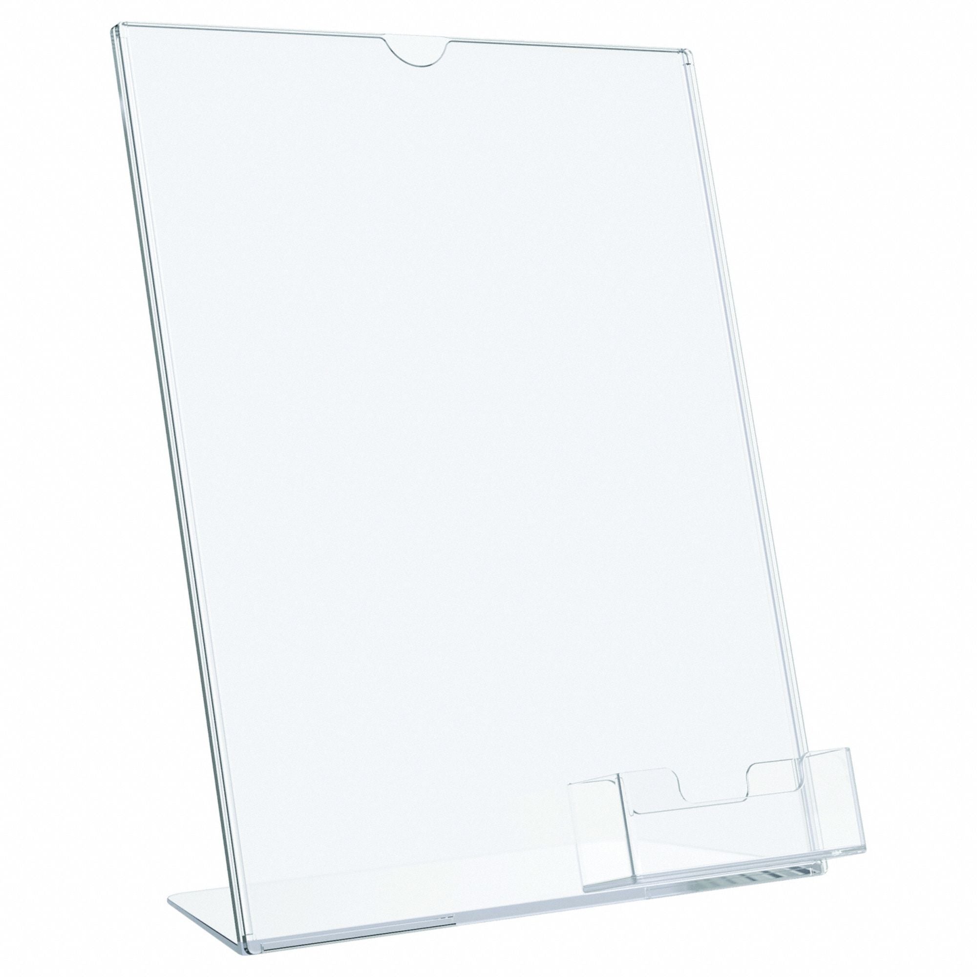 Sign and Literature Holder 11 H Clear