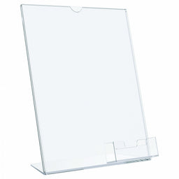 Sign and Literature Holder 11 H Clear