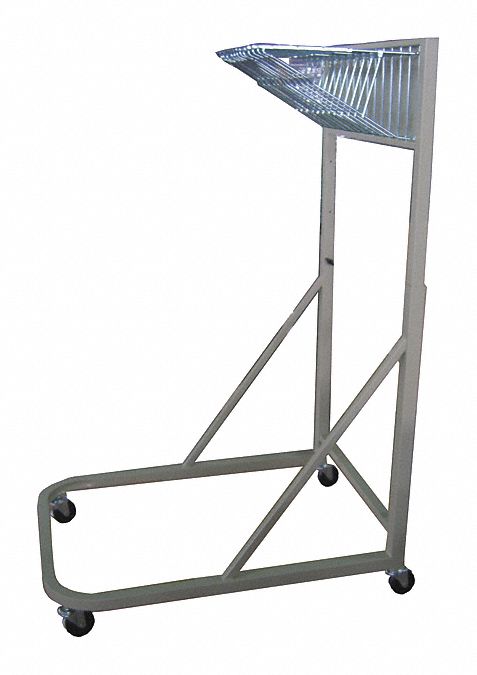 Mobile Vertical File 12 Clamps 61 1/2 H