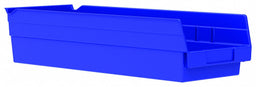 F8476 Shelf Bin Blue Indstr Grd Poly 4 in
