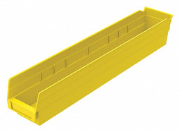 Shelf Bin Yellow Indstr Grd Poly 4 in