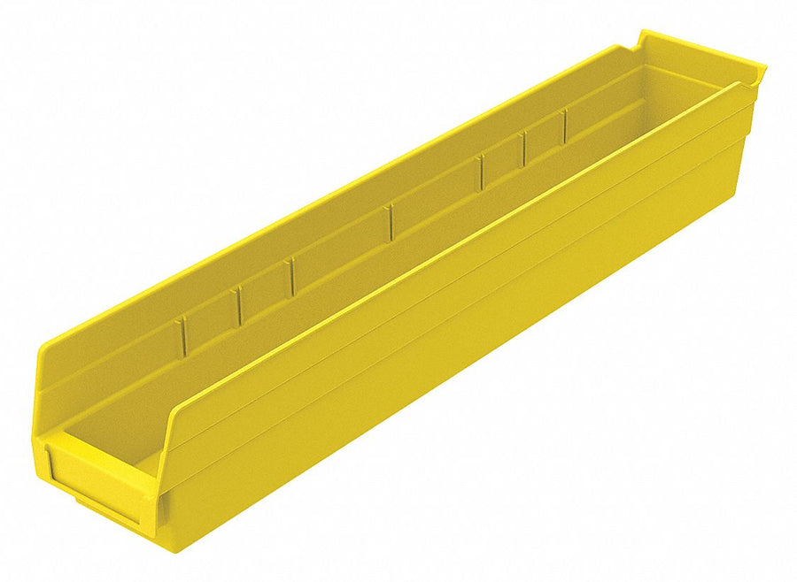 F8872 Shelf Bin Yellow Indstr Grd Poly 4 in