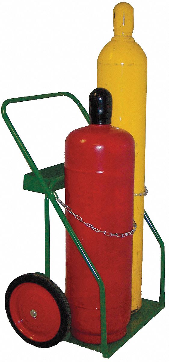 Cylinder HandTruck 400lb 44 x30 x12-1/2