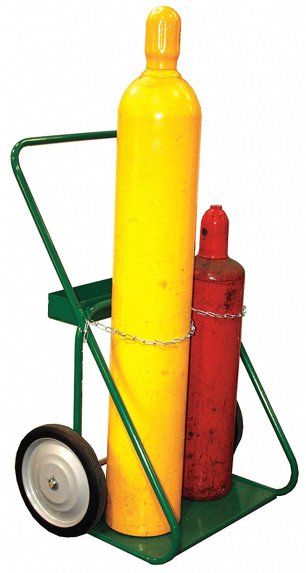 Cylinder HandTruck 400lb 46 x31 x12-1/2