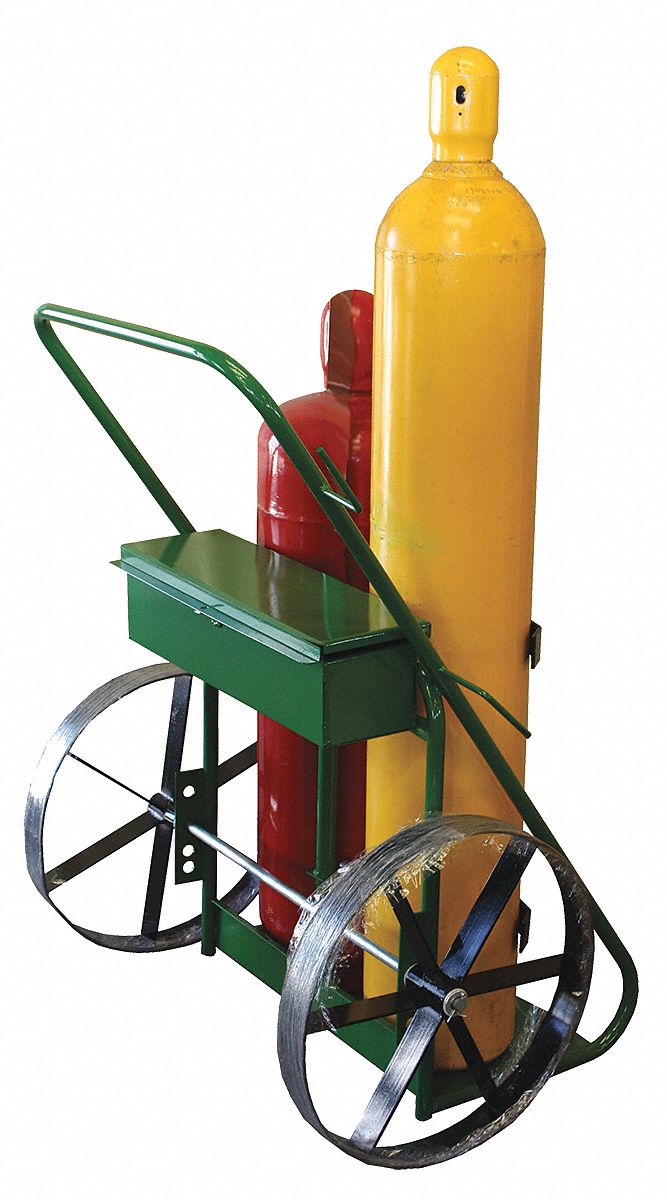 Cylinder HandTruck 400lb 46 x34 x12-1/2