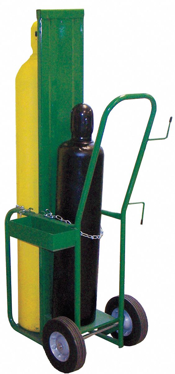 Cylinder Hand Truck 400lb 62 x18 x8-1/2