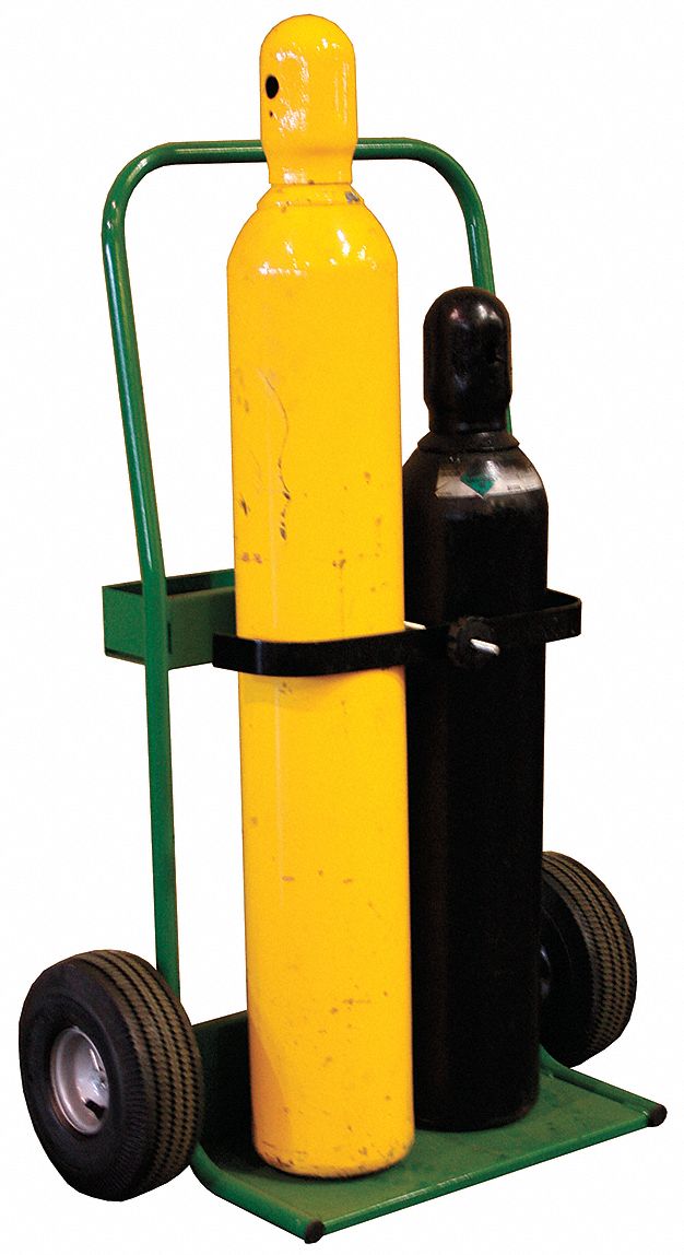 Cylinder HandTruck 800 lb 45 x30 x6-1/2