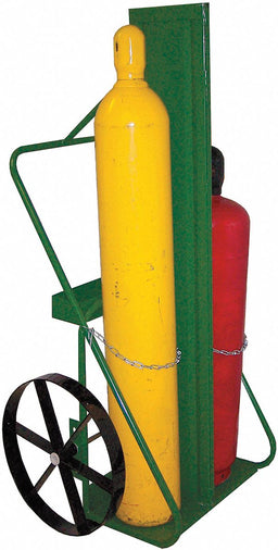 Cylinder HandTruck 400lb 62 x34 x12-1/2