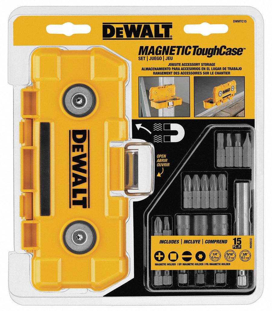 DriverBitSet 15pcs Steel Shank 1/4