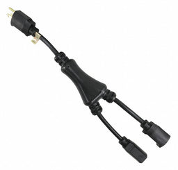 Splitter Powr Cord 5-15P SJT 1.2 ft 15A