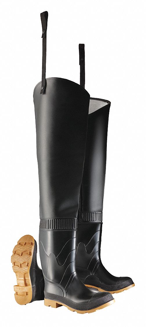 F2803 Hip Wader Men s 13 Plain Black PR