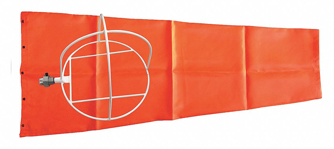Portable Windsock Orange 13