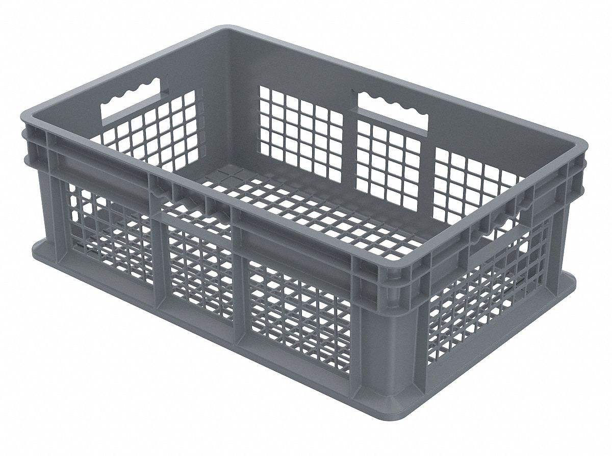 G6568 Straight Wall Ctr Gray Vented IndGrdPoly