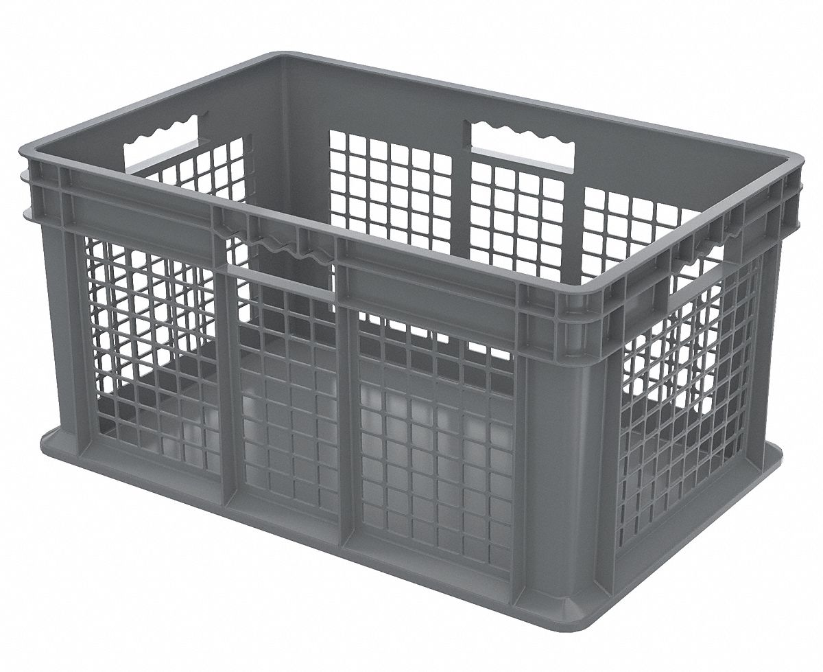 G6569 Straight Wall Ctr Gray Vented IndGrdPoly