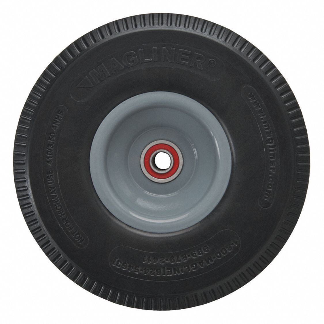 Replacement Wheel 250 lb Black Steel