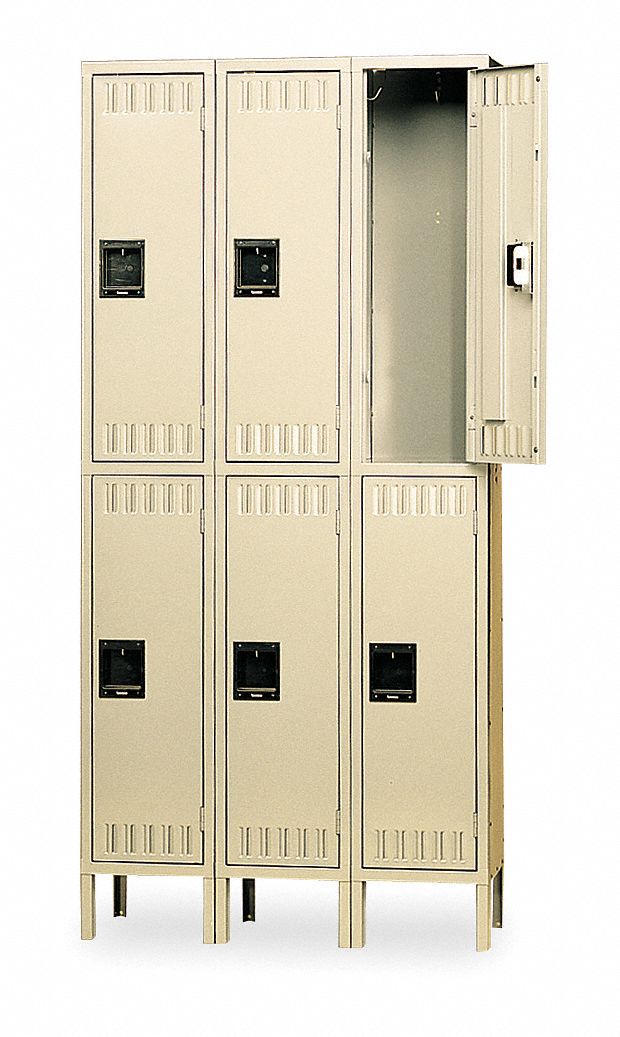 E1578 Wrdrb Lckr 2x3Lckr Sand 78 x45 x18 Assm