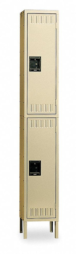 F0447 Wrdrb Lckr 2x1Lckr Sand 78 x12 x18 Assm