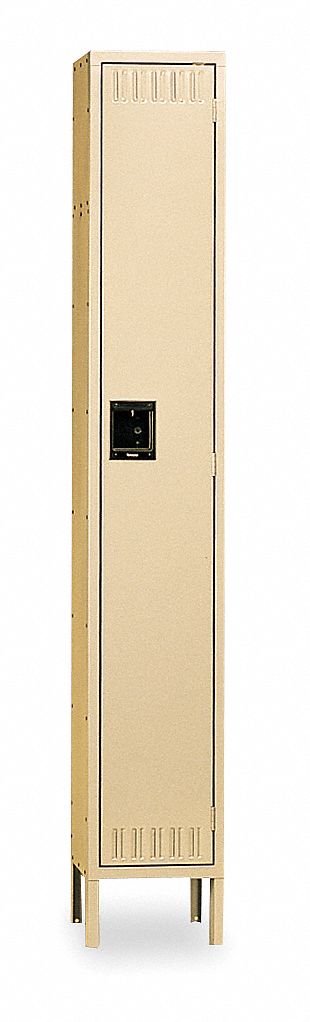 E1572 Wrdrb Lckr 1x1Lckr Sand 78 x15 x18 Assm