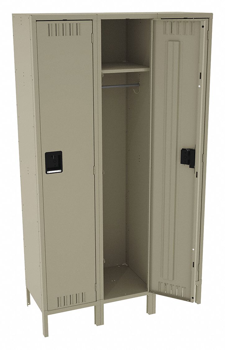 E1574 Wrdrb Lckr 1x3Lckr Sand 78 x45 x18 Assm