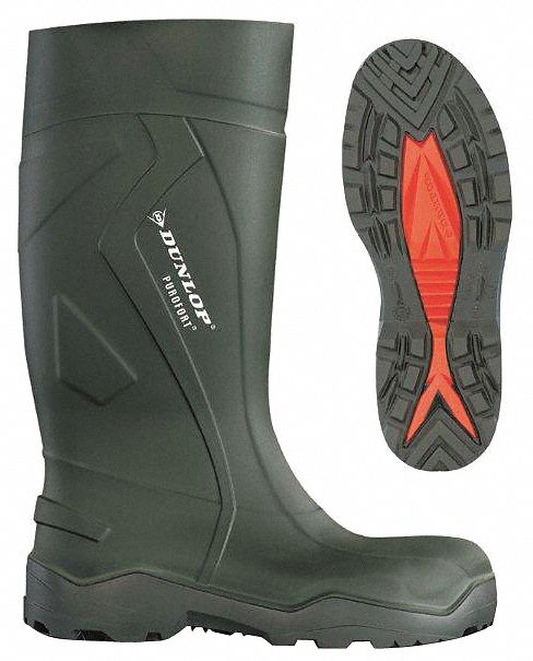 D9543 Rubber Boot Men s 3 Knee Green PR
