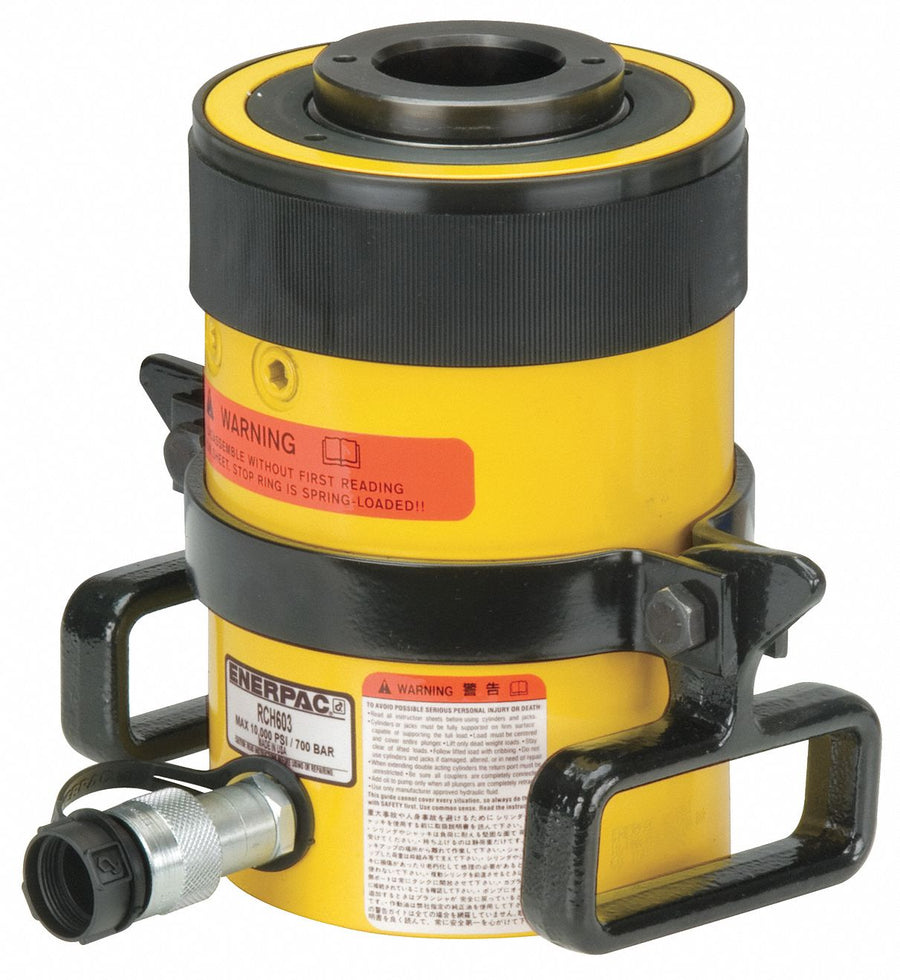 Hollow Hydraulic Ram 3 Stroke 60 ton