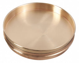 Sieve Bottom Pan 200mm x 25mm Brass
