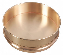 Sieve Separator Pan 200mm x 25mm Brass