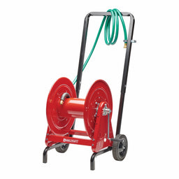 Hose Reel with Cart Carbon Steel Red