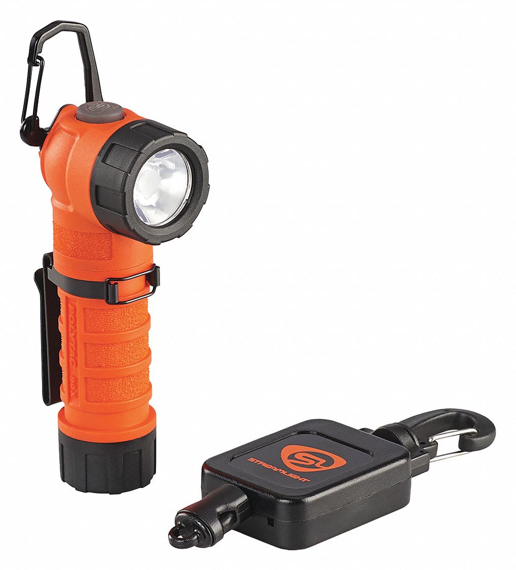 Handheld Flashlight Nylon Orange 500lm