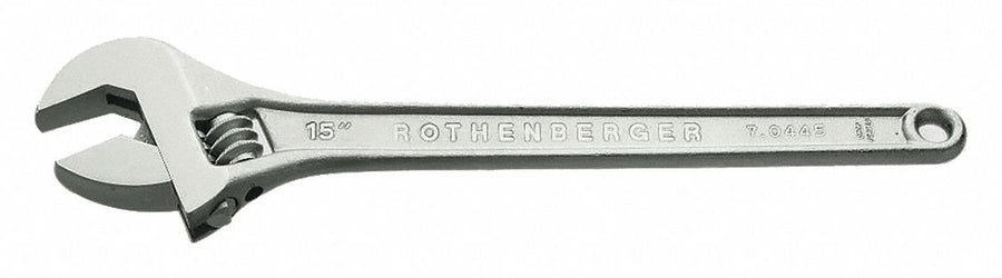 Wrench 15 in L Overall Chrome Finish