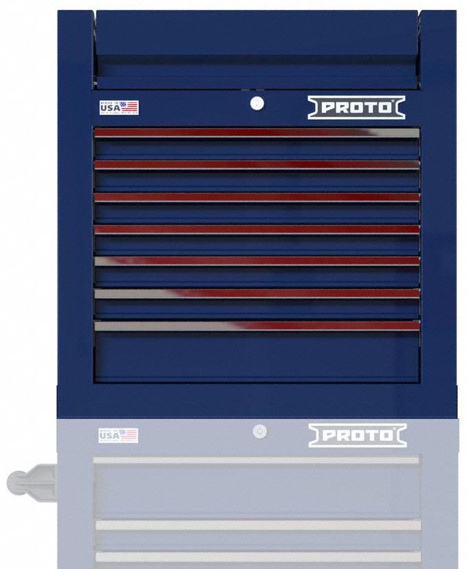 Gloss Blue Heavy Duty Top Chest