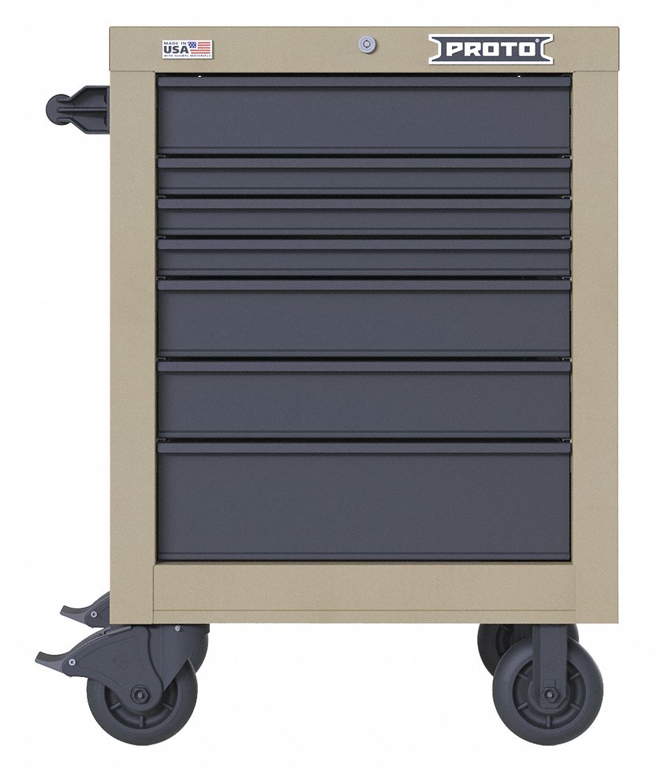 Rolling Tool Cabinet Gray Heavy Duty