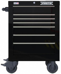 Rolling Tool Cabinet Black Heavy Duty