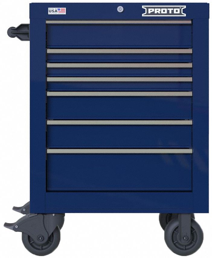 Rolling Tool Cabinet Blue Heavy Duty