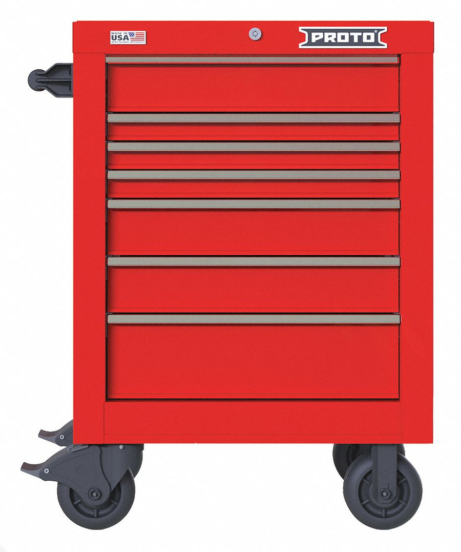 Rolling Tool Cabinet Red Heavy Duty