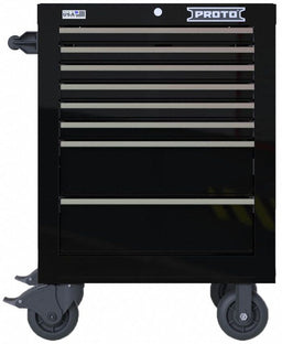 Rolling Tool Cabinet Black Heavy Duty