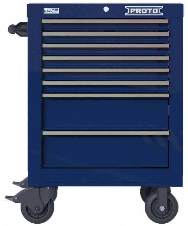 Rolling Tool Cabinet Blue Heavy Duty