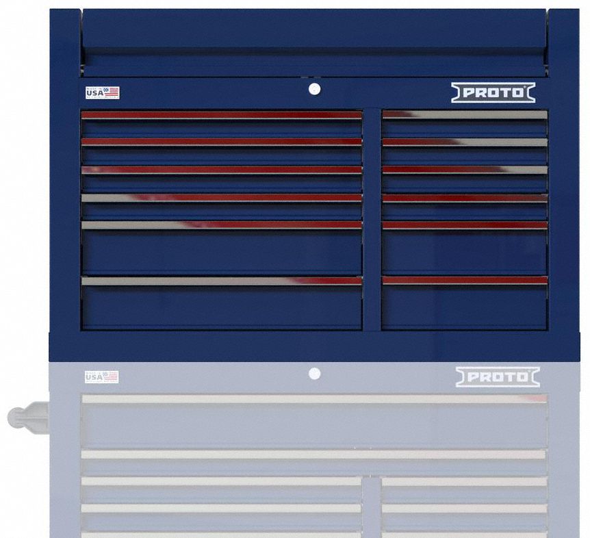 Gloss Blue Heavy Duty Top Chest