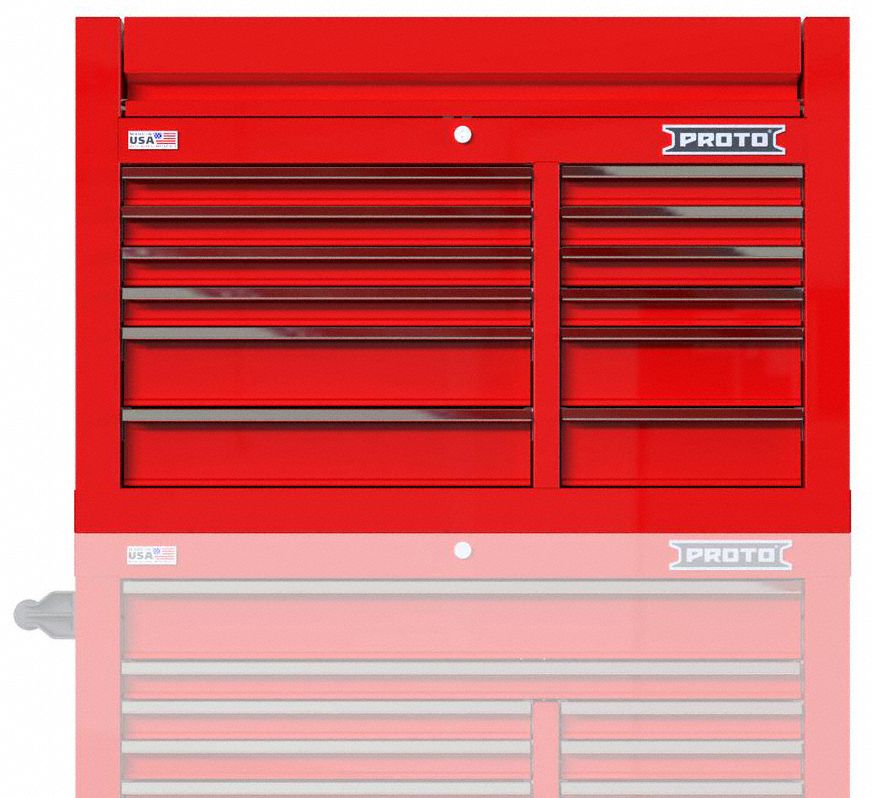 Gloss Red Heavy Duty Top Chest