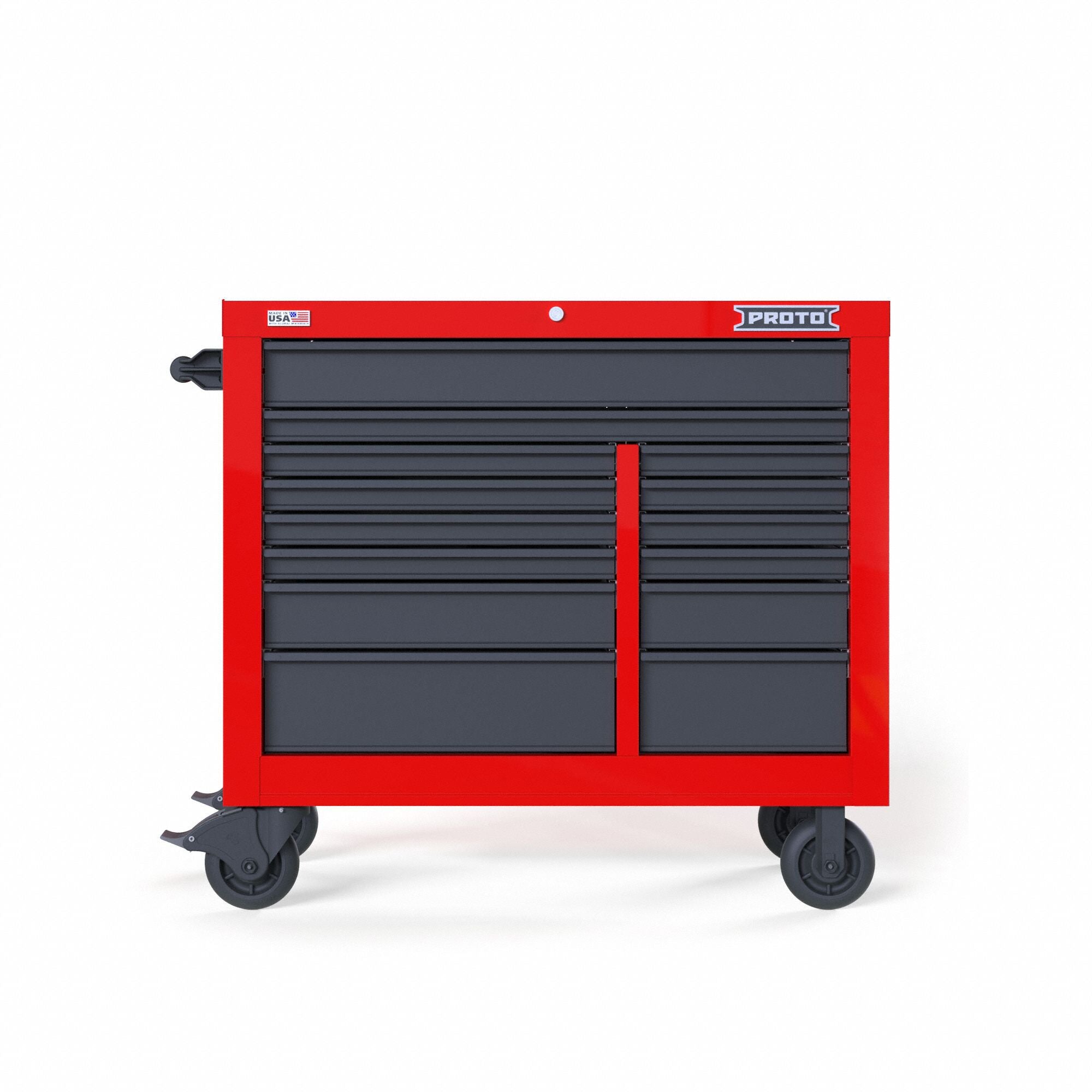 Rolling Tool Cabinet Red Heavy Duty