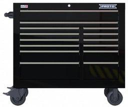 Rolling Tool Cabinet Black Heavy Duty