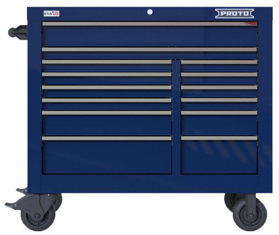 Rolling Tool Cabinet Blue Heavy Duty