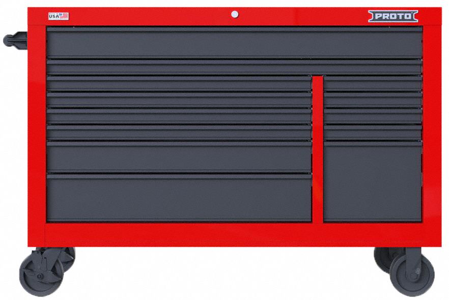 Rolling Tool Cabinet Red Heavy Duty