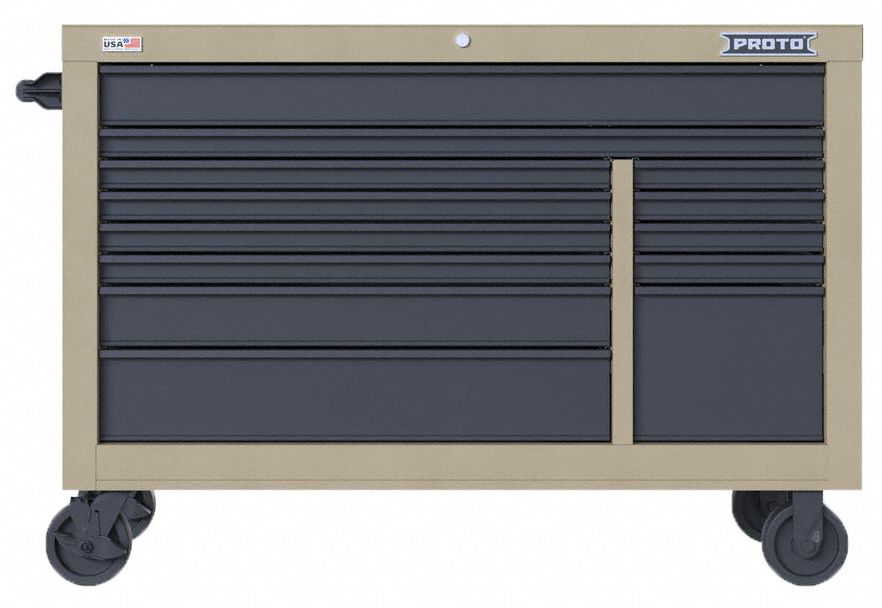 Rolling Tool Cabinet Gray Heavy Duty