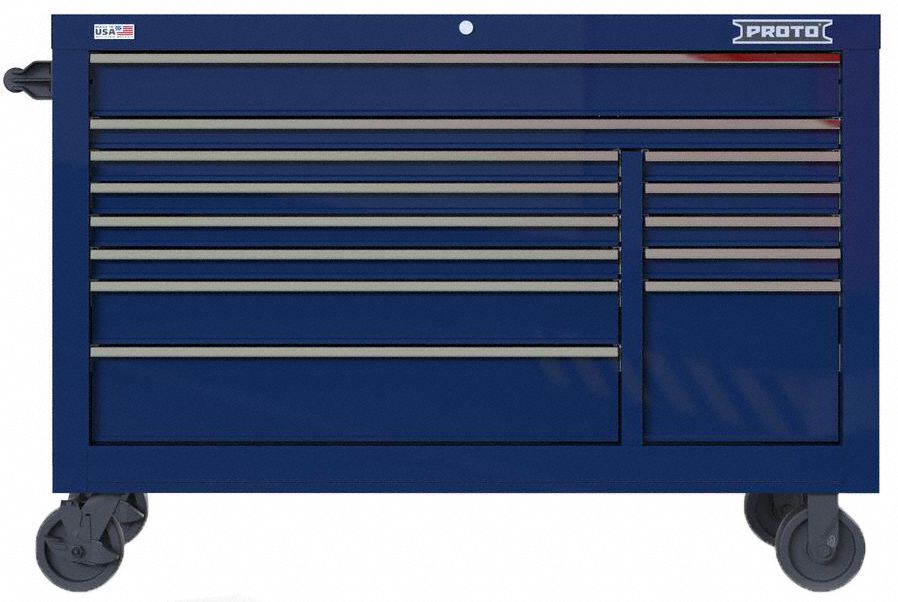 Rolling Tool Cabinet Blue Heavy Duty