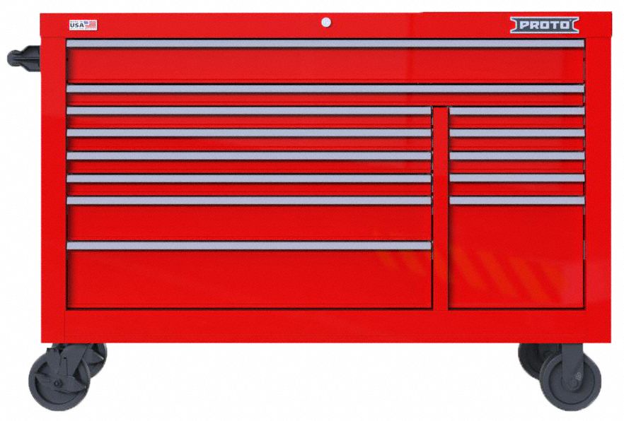 Rolling Tool Cabinet Red Heavy Duty