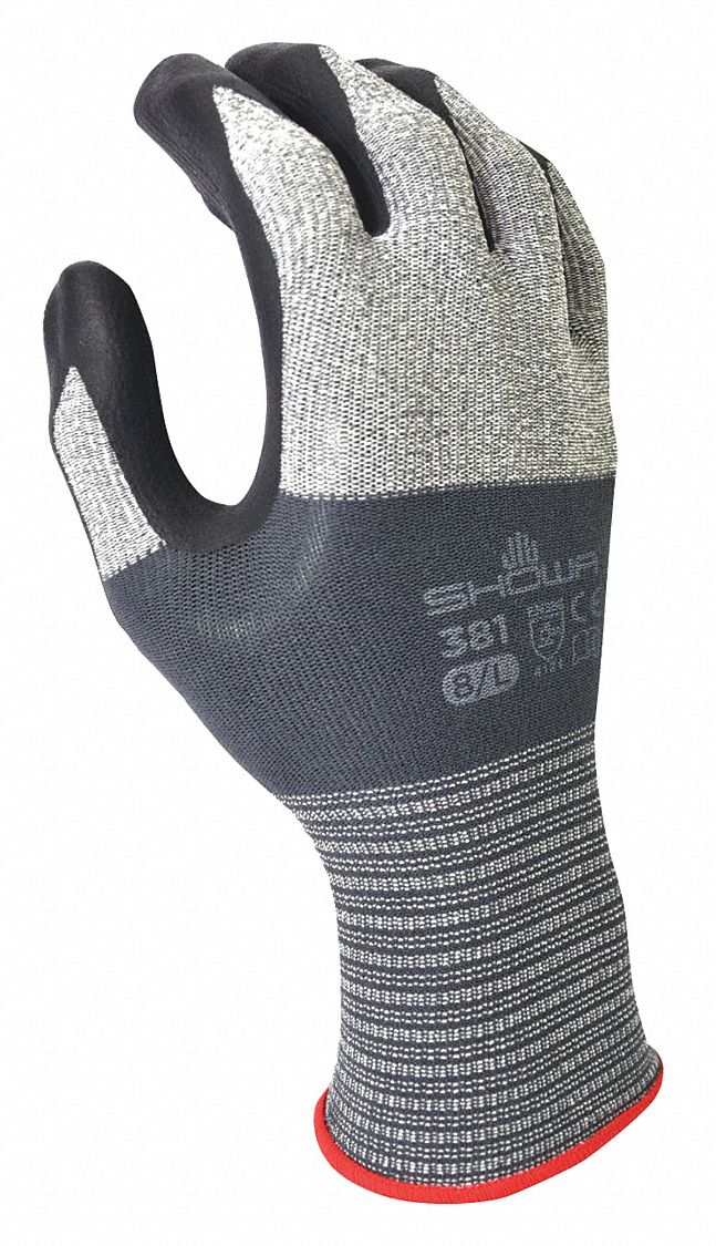 K2523 PR Coated Gloves Black/Gray S
