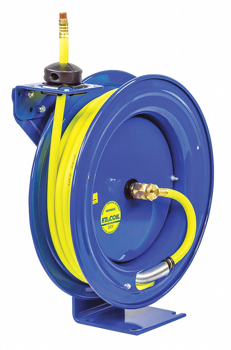 Spring Return Hose Reel 1/2 MNPT 50 ft